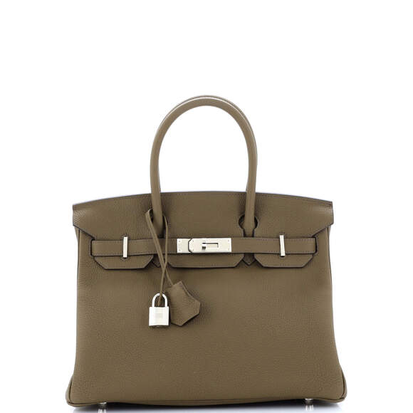 Hermes Birkin Handbag Vert Maquis Togo #185091H22B - Picture 1 of 9
